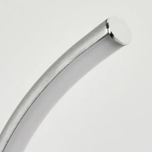 hofstein Lampadaire Olok LED Nickel mat, 1 lumière* Lampes Modernes