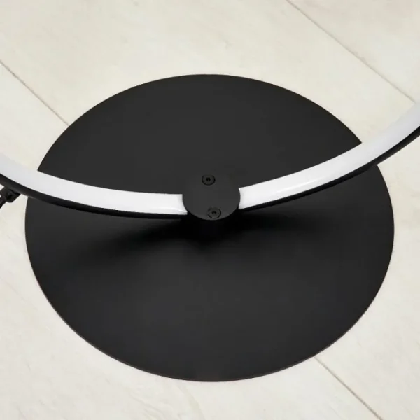 hofstein Lampadaire Olok LED Noir, 1 lumière* Lampes Modernes