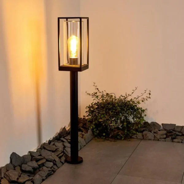 hofstein Lampadaire Palanga Noir, 1 lumière* Lampes Modernes