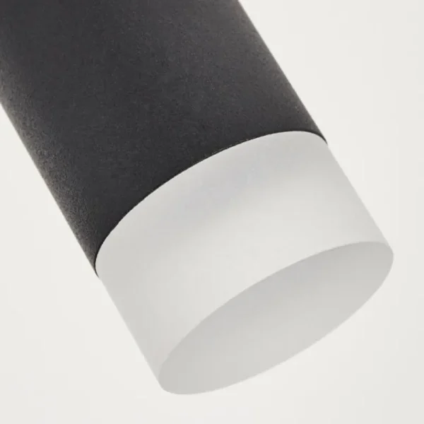 hofstein Lampadaire Pousseline LED Noir, 1 lumière* Lampes Modernes