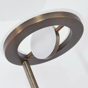 hofstein Lampadaire Rabeja LED Laiton, 2 lumières* Lampes Modernes
