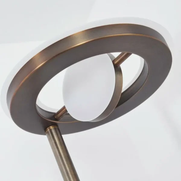 hofstein Lampadaire Rabeja LED Laiton, 2 lumières* Lampes Modernes