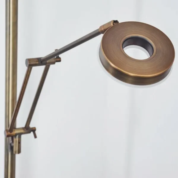 hofstein Lampadaire Rabeja LED Laiton, 2 lumières* Lampes Modernes