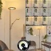 hofstein Lampadaire Rabeja LED Nickel mat, 2 lumières* Lampes Modernes