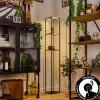 hofstein Lampadaire Ranquile LED Noir, 4 lumières* Lampes Modernes