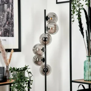 hofstein Lampadaire Remaisnil Fumé, 6 lumières* Lampes Modernes