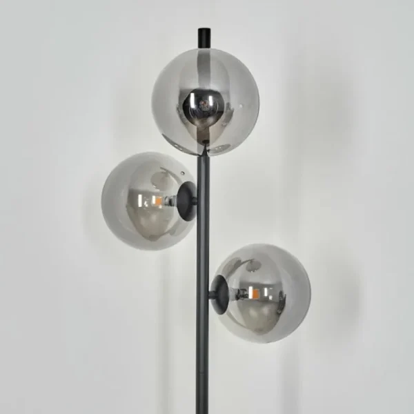 hofstein Lampadaire Remaisnil Noir, 3 lumières* Lampes Modernes