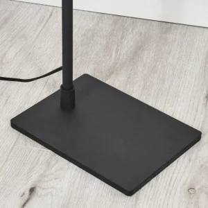 hofstein Lampadaire Reuland LED Noir, 1 lumière* Lampes Modernes