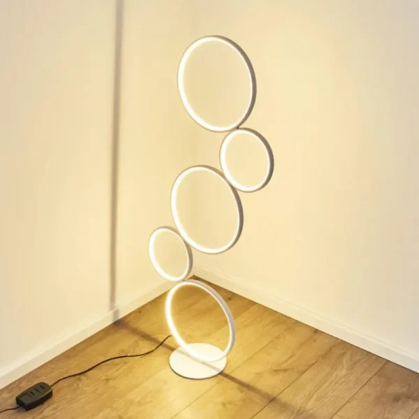 hofstein Lampadaire Rodekro LED Blanc, 1 lumière* Lampes Modernes