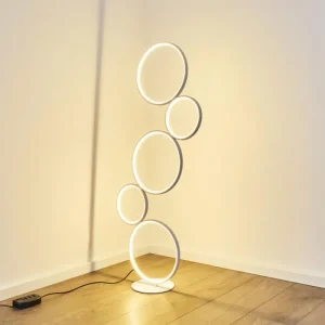 hofstein Lampadaire Rodekro LED Blanc, 1 lumière* Lampes Modernes
