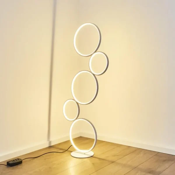 hofstein Lampadaire Rodekro LED Blanc, 1 lumière* Lampes Modernes