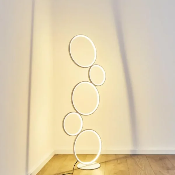 hofstein Lampadaire Rodekro LED Blanc, 1 lumière* Lampes Modernes