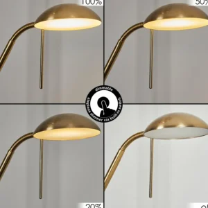 hofstein Lampadaire Rom LED Vieux laiton, 2 lumières* Lampes Modernes