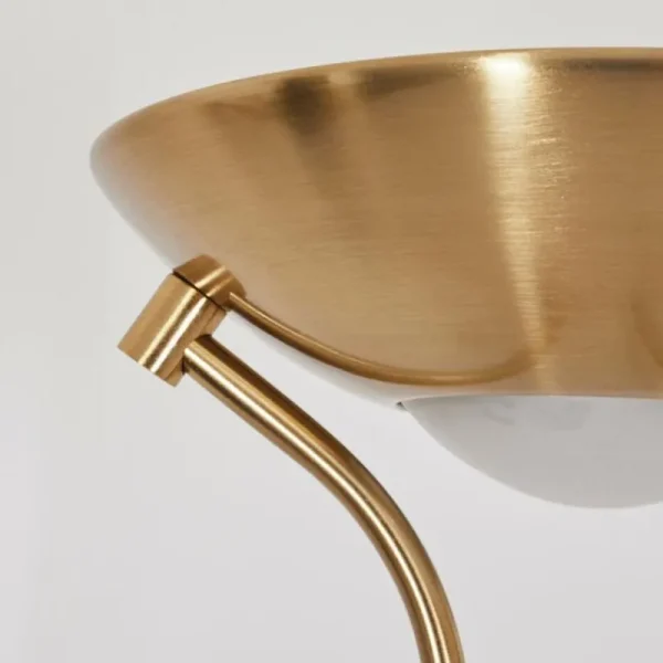 hofstein Lampadaire Rom LED Vieux laiton, 2 lumières* Lampes Modernes