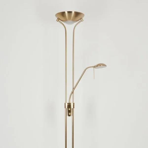 hofstein Lampadaire Rom LED Vieux laiton, 2 lumières* Lampes Modernes
