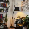 hofstein Lampadaire Saillon Noir, 1 lumière* Lampes Modernes