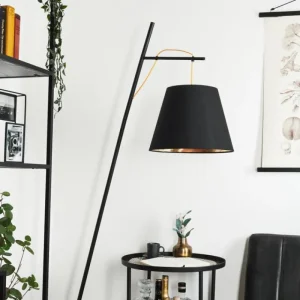 hofstein Lampadaire Saillon Noir, 1 lumière* Lampes Modernes