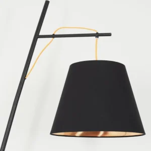 hofstein Lampadaire Saillon Noir, 1 lumière* Lampes Modernes
