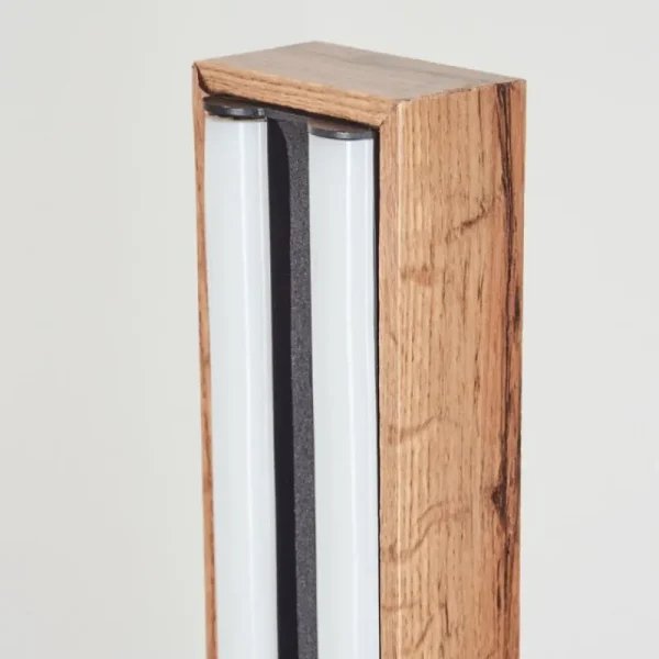 hofstein Lampadaire Salmi LED Couleur bois, Noir, 1 lumière* Lampes Modernes