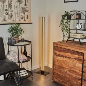 hofstein Lampadaire Salmi LED Couleur bois, Noir, 1 lumière* Lampes Modernes