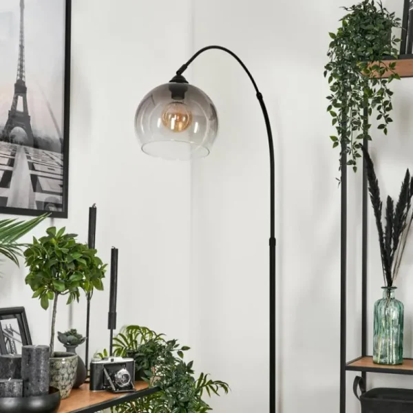 hofstein Lampadaire Tapitapa Noir, 1 lumière* Lampes Modernes