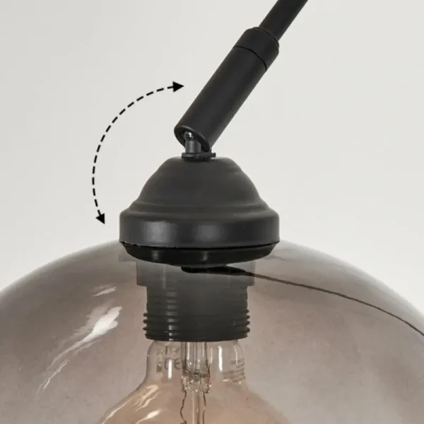 hofstein Lampadaire Tapitapa Noir, 1 lumière* Lampes Modernes