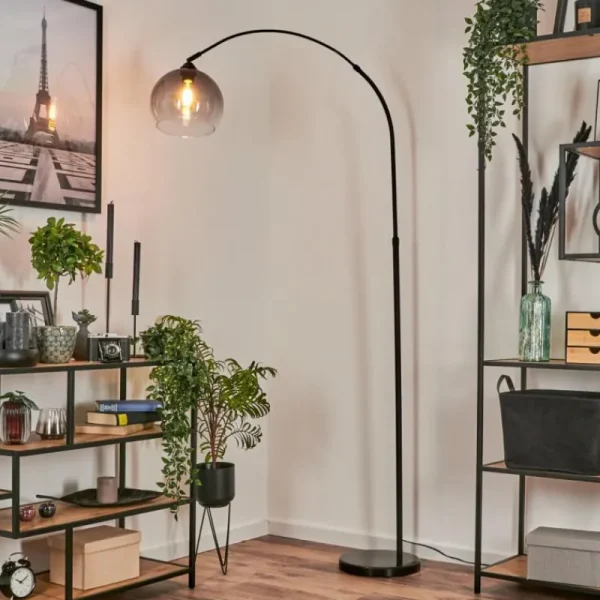 hofstein Lampadaire Tapitapa Noir, 1 lumière* Lampes Modernes