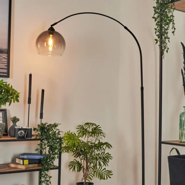 hofstein Lampadaire Tapitapa Noir, 1 lumière* Lampes Modernes