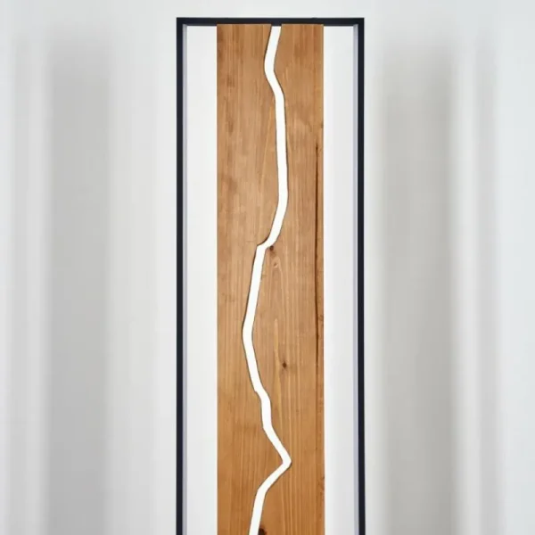 hofstein Lampadaire Terre LED Écru, Noir, Blanc, 1 lumière* Lampes Modernes