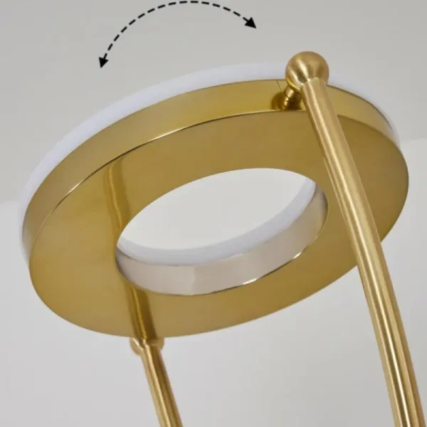hofstein Lampadaire Tierz LED Laiton, 2 lumières* Lampes Modernes