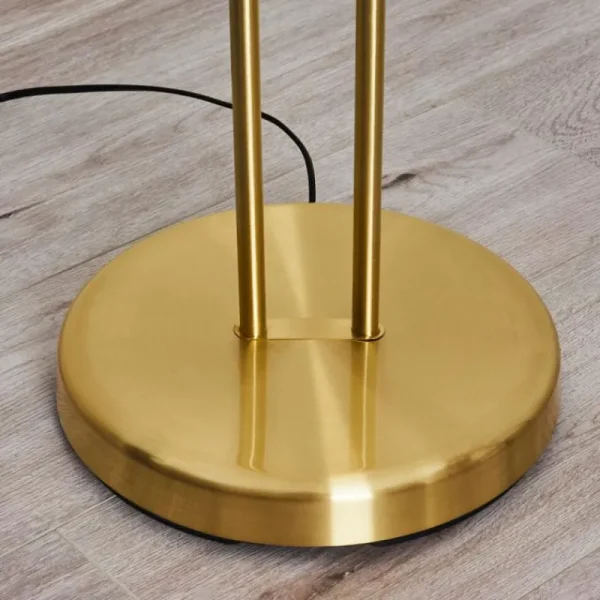 hofstein Lampadaire Tierz LED Laiton, 2 lumières* Lampes Modernes