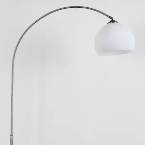 hofstein Lampadaire Tipitapa Nickel mat, 1 lumière* Lampes Modernes