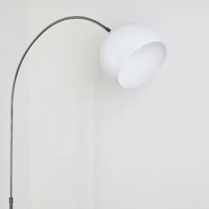 hofstein Lampadaire Tipitapa Nickel mat, 1 lumière* Lampes Modernes
