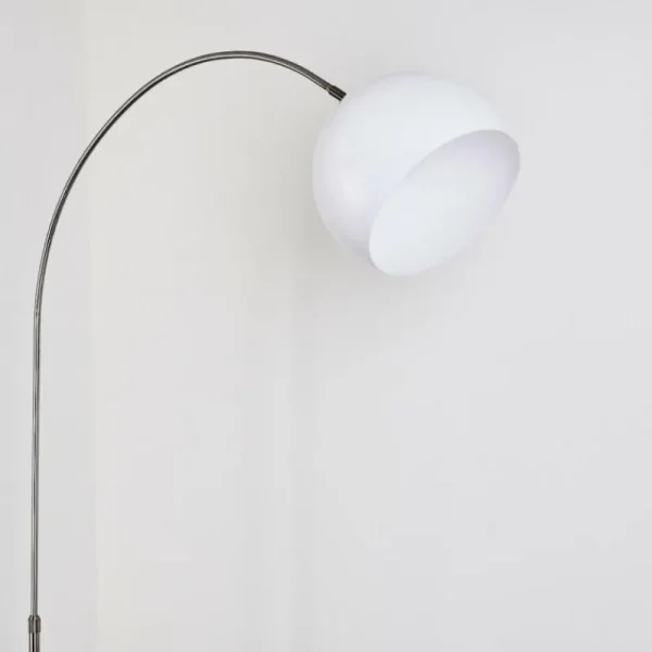 hofstein Lampadaire Tipitapa Nickel mat, 1 lumière* Lampes Modernes