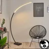 hofstein Lampadaire Tobillos LED Noir, 1 lumière* Lampes Modernes