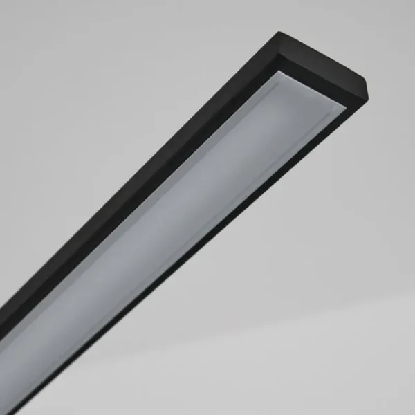 hofstein Lampadaire Tobillos LED Noir, 1 lumière* Lampes Modernes
