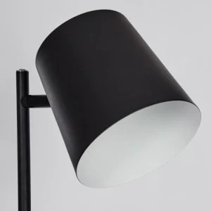hofstein Lampadaire Tontolos LED Noir, 1 lumière* Lampes Modernes