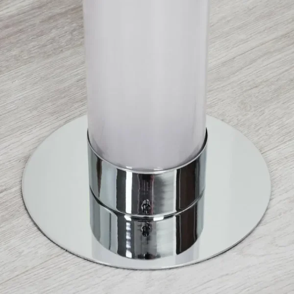 hofstein Lampadaire Tumurora LED Chrome, 1 lumière, Télécommandes* Lampes Modernes