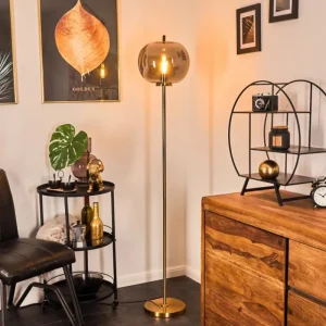 hofstein Lampadaire Verbania Laiton, 1 lumière* Lampes Modernes