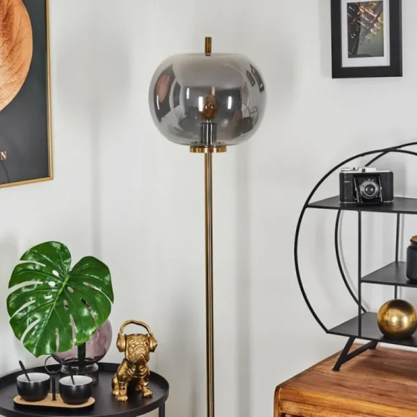 hofstein Lampadaire Verbania Laiton, 1 lumière* Lampes Modernes