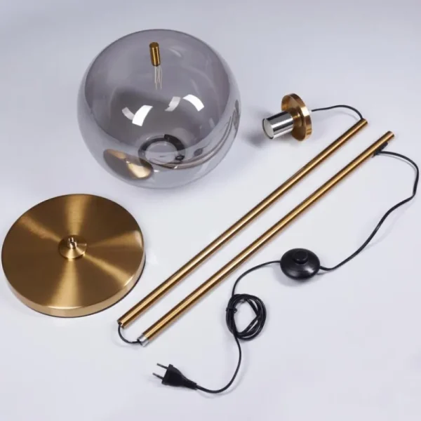 hofstein Lampadaire Verbania Laiton, 1 lumière* Lampes Modernes