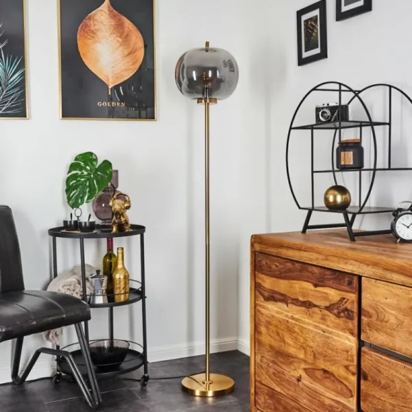 hofstein Lampadaire Verbania Laiton, 1 lumière* Lampes Modernes