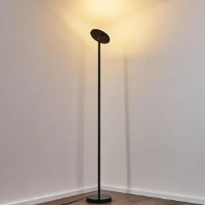 hofstein Lampadaire Wonsbek LED Noir, 1 lumière* Lampes Modernes