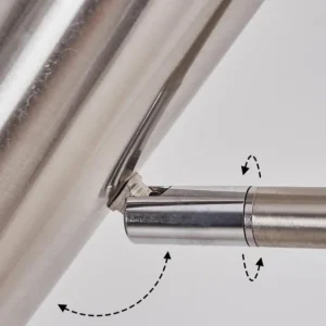 hofstein Lampadaire Zuoz Nickel mat, 1 lumière* Lampes Modernes