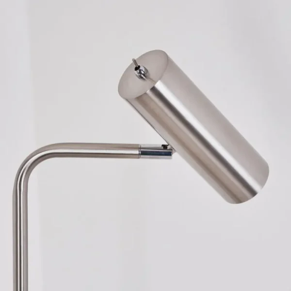 hofstein Lampadaire Zuoz Nickel mat, 1 lumière* Lampes Modernes