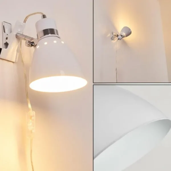 hofstein Lampe à pince Stranderott Blanc, 1 lumière* Lampes Modernes