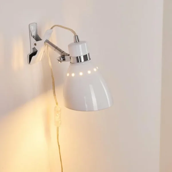 hofstein Lampe à pince Stranderott Blanc, 1 lumière* Lampes Modernes