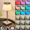 hofstein Lampe à poser Burzaco LED Anthracite, 1 lumière, Changeur de couleurs* Lampes Modernes