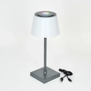 hofstein Lampe à poser Burzaco LED Anthracite, 1 lumière, Changeur de couleurs* Lampes Modernes