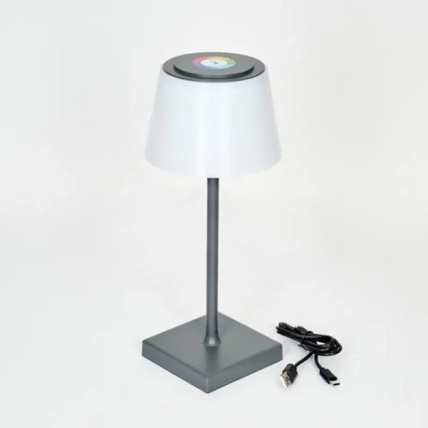 hofstein Lampe à poser Burzaco LED Anthracite, 1 lumière, Changeur de couleurs* Lampes Modernes